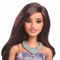 Barbie Fashionistas Doll #234 in Sequined Purple Dress HYT92 3+