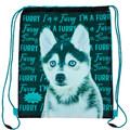 Drawstring Bag School Shoes/Clothes Bag Husky