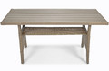 Garden Corner Sofa with Table Stockholm, cappuccino