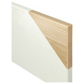 BLÄSTÅSEN Bedside table, white, 50x37x76 cm