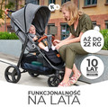 Kinderkraft Stroller Buggy Pushchair Grande Plus, pink, 0-22kg