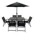Garden Furniture Set with Umbrella Bahama
