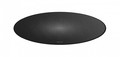 Trust Round Floor Mat, black