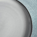 GLADELIG Plate, grey, 25 cm