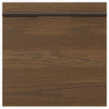 STENSTA Drawer front, dark brown ash veneer, 40x40 cm