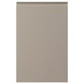 UPPLÖV 2-p door f corner base cabinet set, left-hand/matt dark beige, 25x80 cm