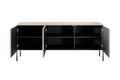 Three-Door TV Cabinet Sonatia 150, cashmere