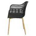 Chair Becker, black/natural