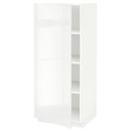 METOD High cabinet with shelves, white/Ringhult white, 60x60x140 cm