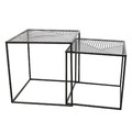 Nesting Tables Set of 2 Intesi Riga S