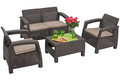 Outdoor Furniture Set CORFU SET, brown