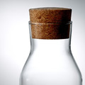 IKEA 365+ Carafe with stopper, clear glass, cork, 1 l