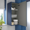 GoodHome Bathroom Wall Cabinet Imandra 40 x 90 x 36 cm, matt dark blue