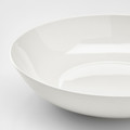 FRÖJDEFULL Deep plate, white, 23 cm, 2 pack