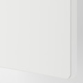 SMÅSTAD / PLATSA Bookcase, white blue/with 3 drawers, 60x57x123 cm