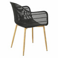 Chair Becker, black/natural