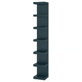 LACK Wall shelf unit, black-blue, 30x190 cm