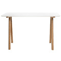 Desk Simplet Tunn, oak/white