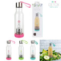 Bottle with Tea Infuser 500ml, pink