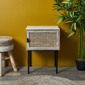 Nightstand Bedside Table Panamo, natural
