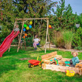 Children's Playground Set with Swing & Slide 215 x 250 x 225 cm, assorted colours