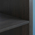 KALLAX Shelving unit with underframe, black-brown/black, 147x164 cm