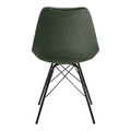 Chair Eris, velvet, green
