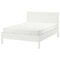 TONSTAD Bed frame, off-white/Luröy, 140x200 cm