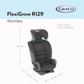 Graco Flexigrow i-Size Car Seat, Quartz, 76−145 cm, 15m-12y