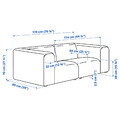 STOCKHOLM 2025 2-seat sofa, Alhamn dark brown