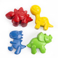 Kidea Wax Crayons Dino 4 Colours