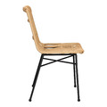 Dining Chair Surabaya, natural/black legs
