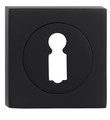 Door Escutcheon Schaffner Gabi, black