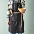SANDVIVA Apron, dark grey, 69x85 cm