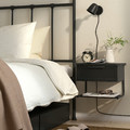 GRÅFJÄLLET Wall-mounted bedside table, anthracite, 42x29x31 cm