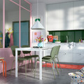 VIHALS Chair, green/Tibbleby grey-green