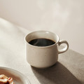 DAGGASTER Mug, dotted/light beige, 40 cl