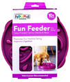 Outward Hound Fun Feeder Dog Bowl, purple