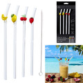 Reusable Glass Straw Set (4 Pieces)