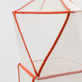 TIGERFINK Storage with 5 compartments, beige/orange