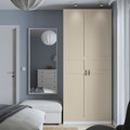 PAX / FLISBERGET Wardrobe, light beige, 100x60x236 cm