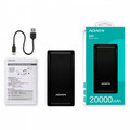 Adata Power Bank Powerbank C20 20000mAh USB-C, black