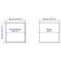EKET Wall-mounted cabinet combination, multicolour/dark grey, 175x35x210 cm