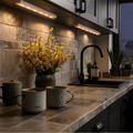 Under-cupboard kitchen Lamp with Motion Sensor 6LED Longitudinal MCE123 5xAAA