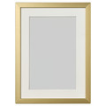 LOMVIKEN Frame, gold-colour, 13x18 cm