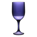Plastic Wine Glass 340ml, purple