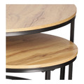 Set of 2 Coffee Tables Ruth, acacia wood