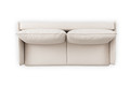 Sofa with Sleeping Function Sofa-Bed Taila, light beige/gold legs