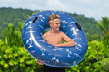 Bestway Inflatable Swim Ring 1.19m, blue, 12+