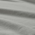 VÅRVIAL Fitted sheet, light grey, 120x200 cm